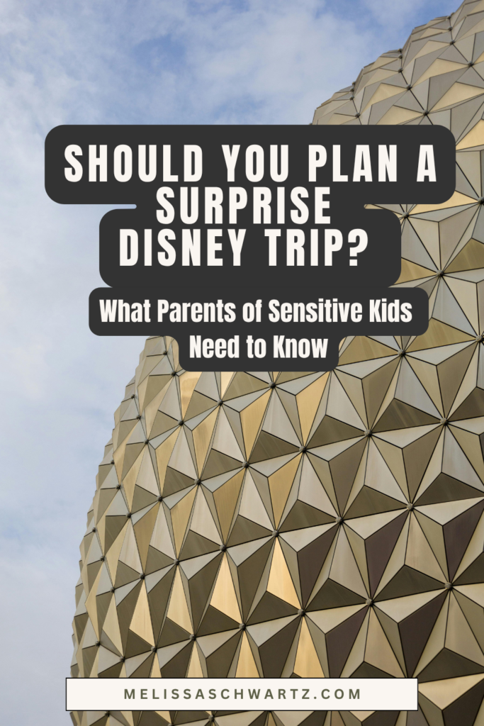 surprise disney trip